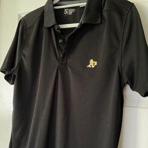 Shirt By C-Buk Size Small Black With A's Logo